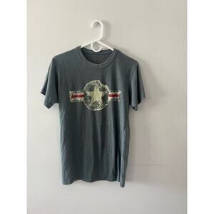 Rothco Graphic Tee Army Air Corps Size Small Blue Short Sleeve Unisex